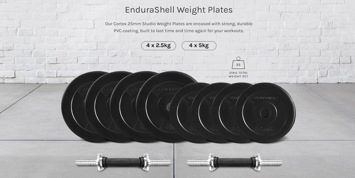 EnduraShell Weight Plates for Workouts